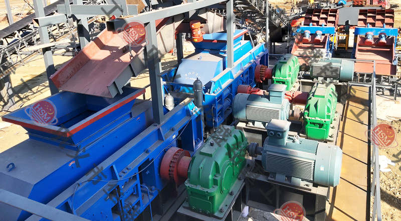 風(fēng)化砂制砂機案例現(xiàn)場