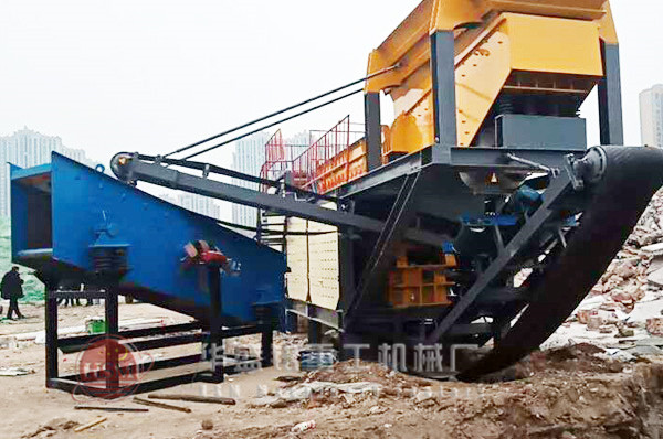 移動(dòng)對(duì)輥破碎機(jī)廠家，破碎哪些物料