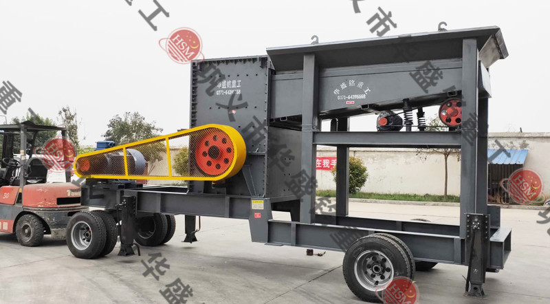 移動(dòng)對(duì)輥制砂機(jī)處理鵝卵石怎么樣？多少錢一臺(tái)？