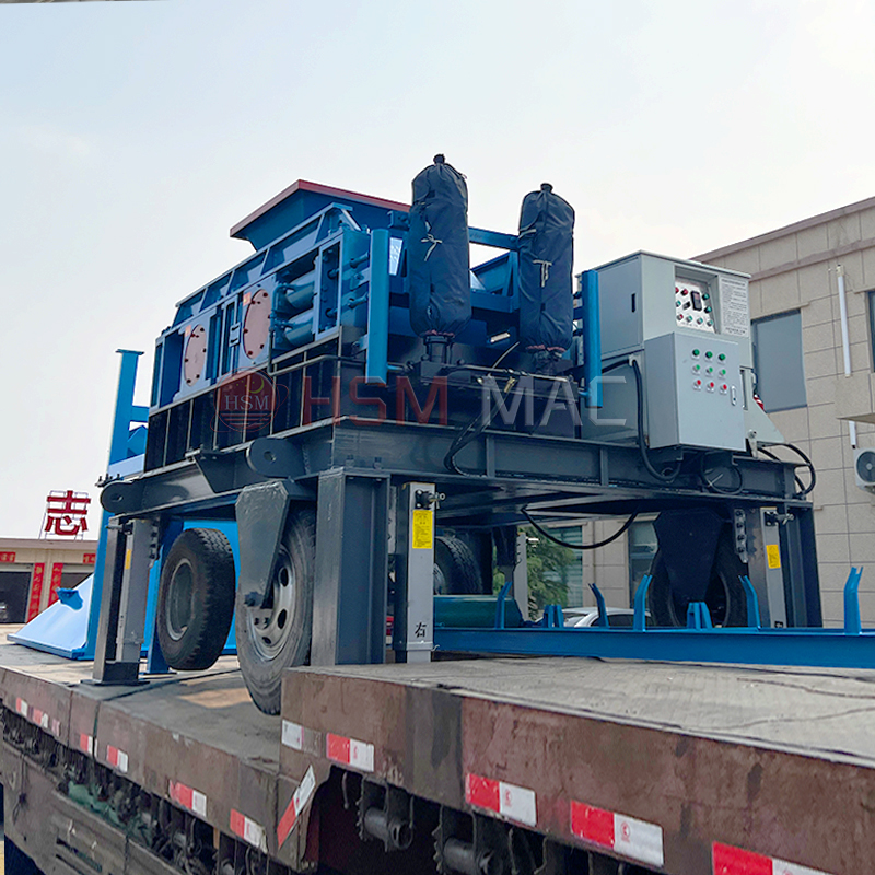 石料廠用的大型移動對輥制砂一體機(jī)價(jià)格行情